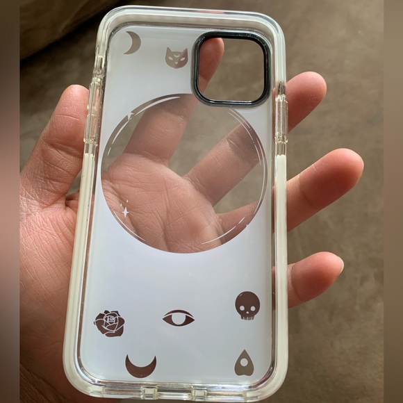 Casetify iPhone 11 Pro Crystal ball on black / mystical, magical, dreamy pattern - Picture 9 of 13